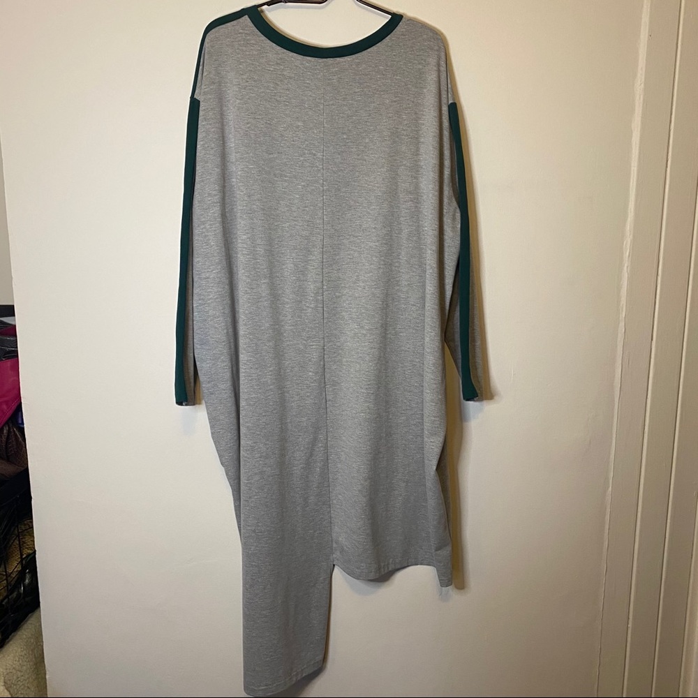 ✨asos gray & green long sleeve dress✨ - Picture 2 of 4